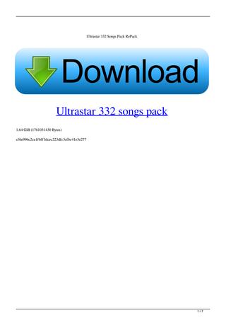 ultrastar deluxe song download